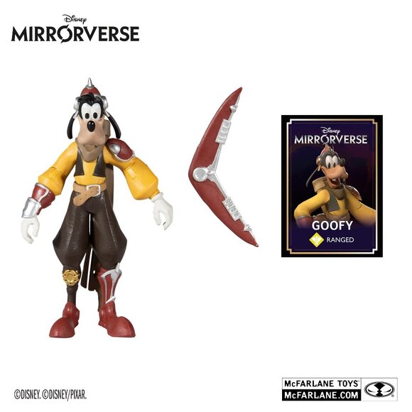 Disney Mirrorverse Goofy 5" Series 1 Action Figure Accessory McFarlane NEW! - Picture 7 of 11